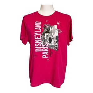 Disneyland Paris 30th Anniversary Pink Tee Large